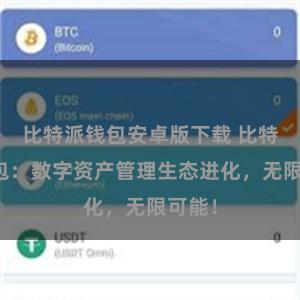 比特派钱包安卓版下载 比特派钱包：数字资产管理生态进化，无限可能！