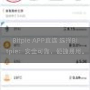 Bitpie APP直连 选择Bitpie：安全可靠，便捷易用。