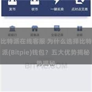 比特派在线客服 为什么选择比特派(Bitpie)钱包？五大优势揭秘