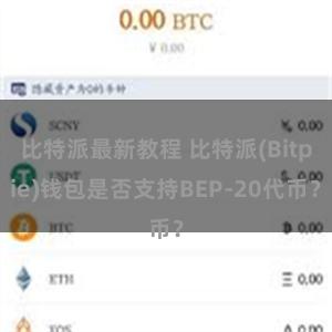 比特派最新教程 比特派(Bitpie)钱包是否支持BEP-20代币？