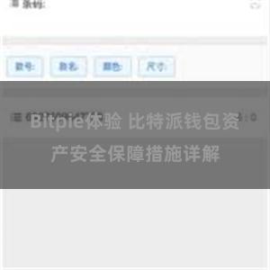 Bitpie体验 比特派钱包资产安全保障措施详解