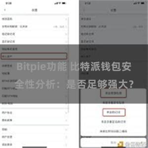 Bitpie功能 比特派钱包安全性分析：是否足够强大？
