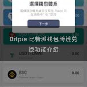 Bitpie 比特派钱包跨链兑换功能介绍