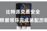 比特派交易安全  根据领导完成装配历程