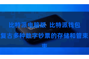 比特派电脑版  比特派钱包复古多种数字钞票的存储和管束