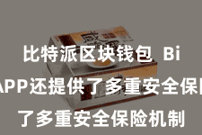 比特派区块钱包  Bitpie APP还提供了多重安全保险机制