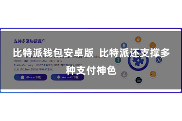 比特派钱包安卓版  比特派还支撑多种支付神色