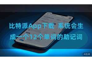 比特派App下载  系统会生成一个12个单词的助记词