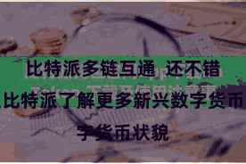 比特派多链互通  还不错通过比特派了解更多新兴数字货币状貌